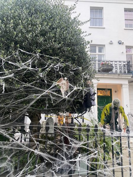 Decorated houses in London